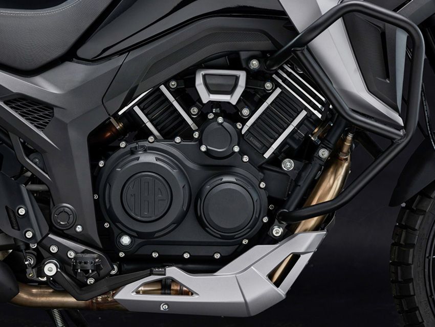 Exclusivo motor V-Twin de 80 grados