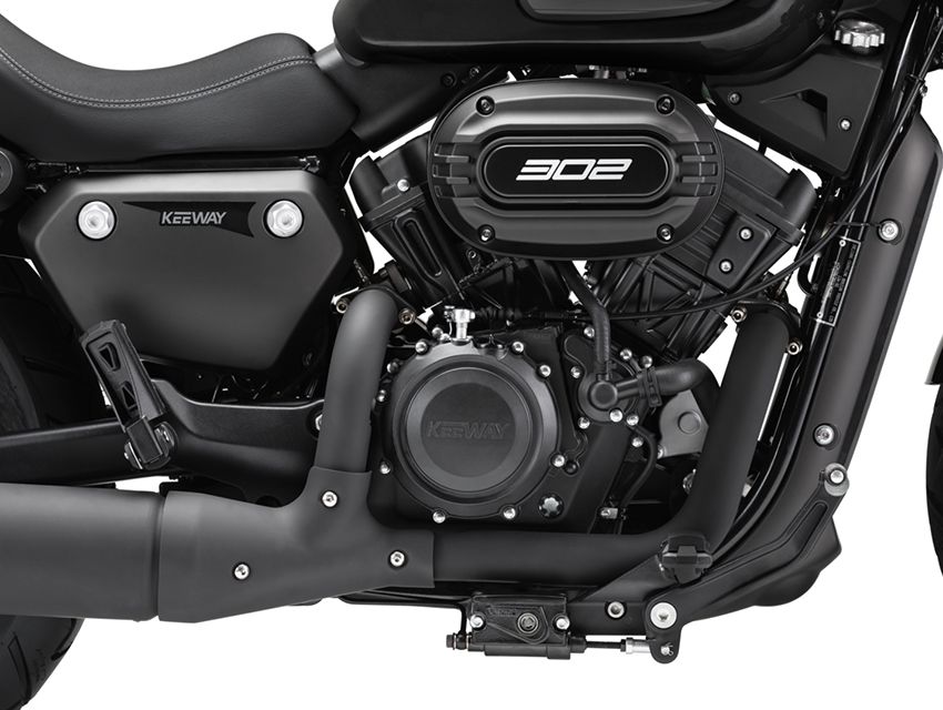Motor bicilíndrico en V de 298 cc