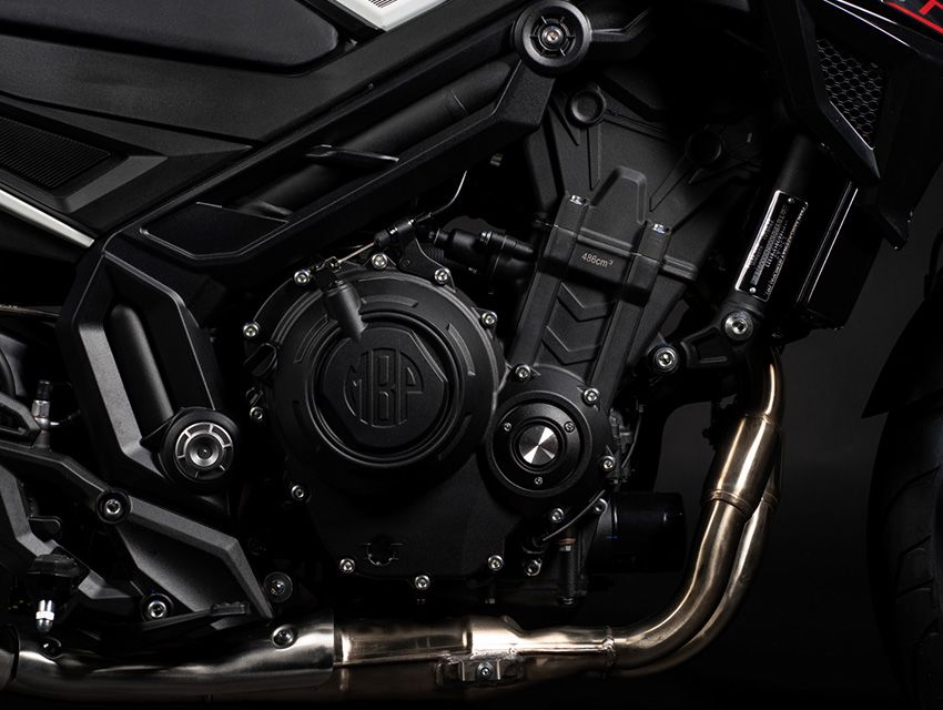 Potente motor de 486 cc